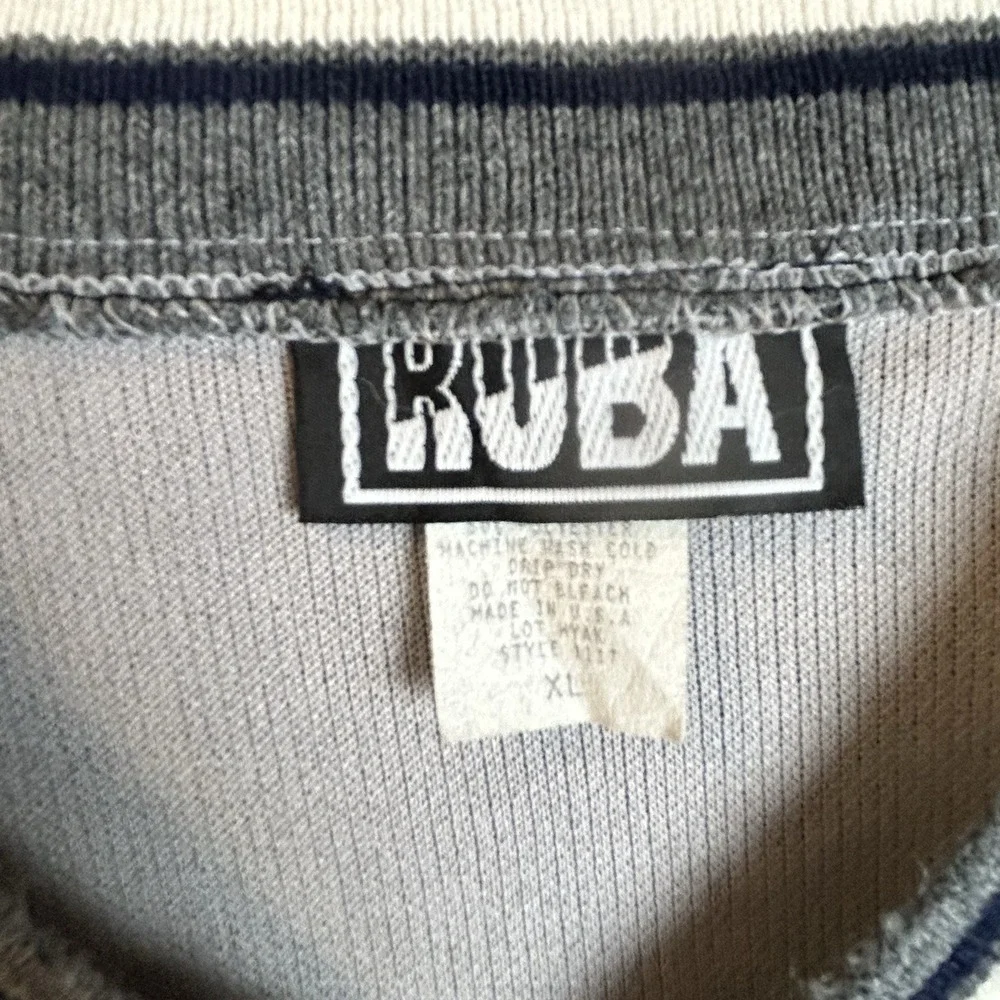Vintage ROBA 90s Polyester Cotton Sweater Vest Size XL Preppy Y2K Made In USA